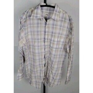 Peter Millar Shirt Mens Medium Button Up Long Sleeve Plaid Preppy Adults